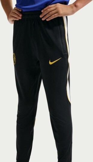 Chelsea Treningsbukser Dri fit Strike   Pitch Blue/hvit/gul Barn   Nike størrelse XL: 158 170 cm