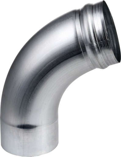 90 mm x 72° utstøter sinkplast