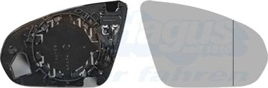 VAN WEZEL 2946838 Speilglass, ytterspeil