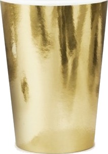 Partydeco Kopper Gull 220Ml Én Størrelse