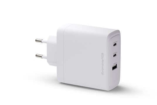 dBramante1928 100W Vegglader med 2xUSB-C Hvit - Mobillader