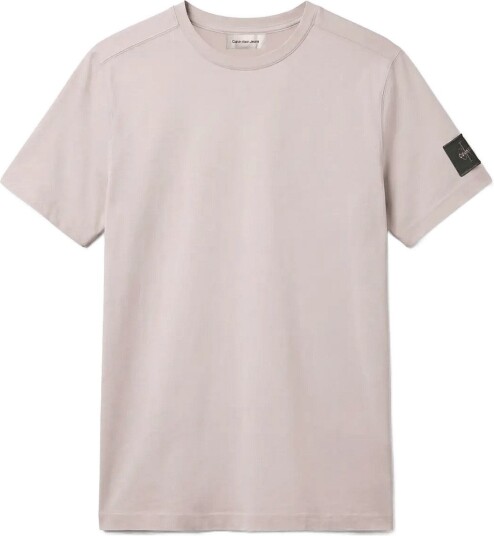 Calvin Klein Jeans Ss Clsc Sueded Jersey Badge Tee   MOONSTRUCK   XXL