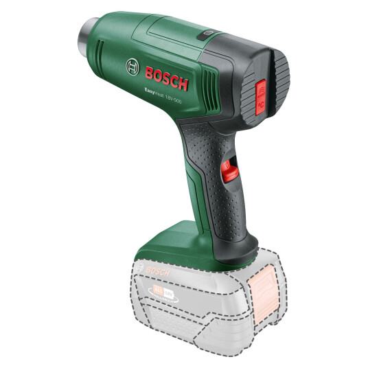 Bosch Varmluftpistol EasyHeat 18V 500 Solo Bosch Varmluftpistol EasyHeat 18V 500 Solo