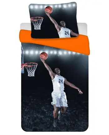 Licens Barnesengetøy - 140x200 cm - Basket sengetøy - Sengesett i 100% bomull Licens Barnesengetøy - 140x200 cm - Basket sengetøy - Sengesett i 100% bomull