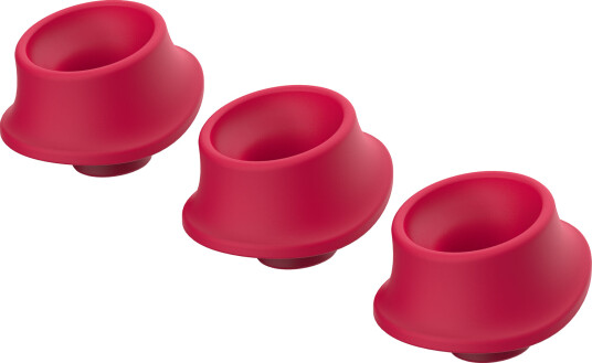 Womanizer Sugehoder 3 stk. Large - Rød Womanizer Sugehoder 3 stk. Large - Rød
