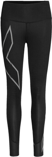 2xu Light Speed Mid-Rise Compression Tights Dame Black/Black Reflective M