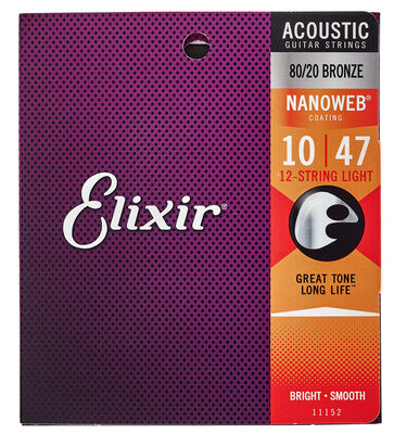 Elixir Nanoweb Light 12 Str. Acoustic Elixir Nanoweb Light 12 Str. Acoustic
