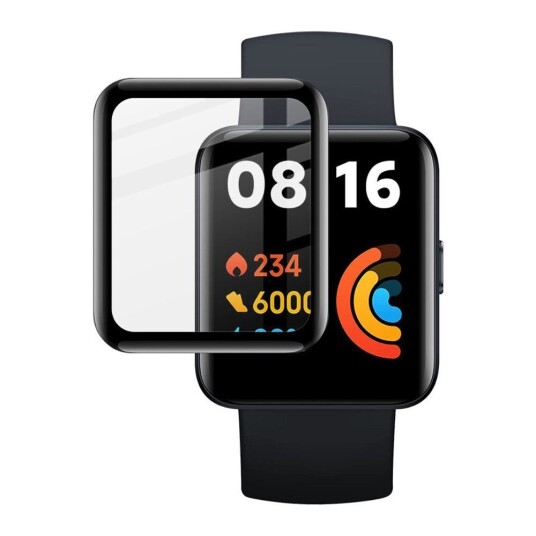 IMAK Xiaomi Redmi Watch 2 Lite IMAK Beskyttelsesglass - Svart Kant