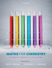 Maths For Chemistry Av Paul Monk, Lindsey Munro