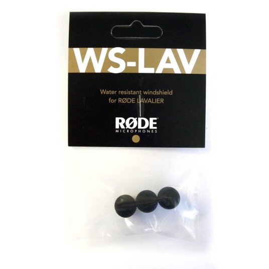 Røde Ws-Lav Mikrofonpute Vindhette 3 stk - Svart