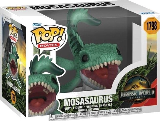 Northix Jurassic World Mosasaurus Funko Pop Vinyl Figur samleobjekt