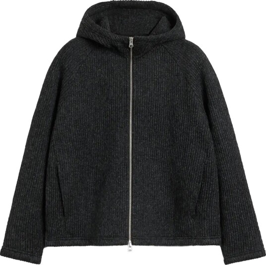 Brixtol Textiles Seven Hoodie BLACK MELANGE S