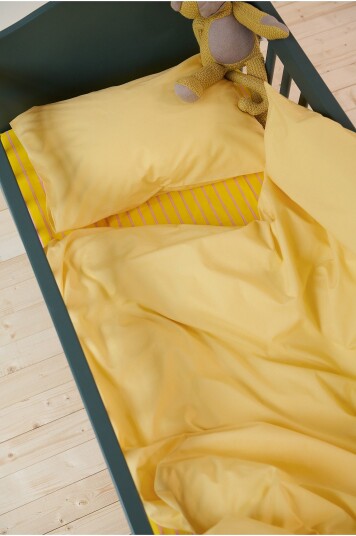 Jotex Percale Mini Sengesett Sprinkelseng Økologisk Popcorngul ZACK 17335711382