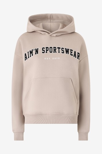 Aim'n Hettegenser Varsity Sweat Hood Brun