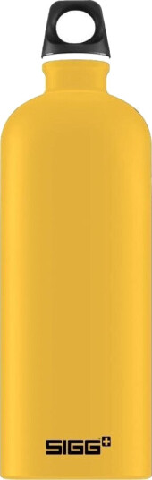 Drikkeflaske Sigg Sigg Traveler Vannflaske Mustard Touch 1 L Drikkeflaske Sigg Sigg Traveler Vannflaske Mustard Touch 1 L