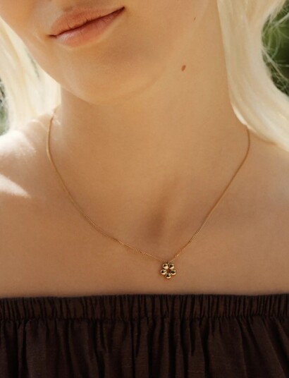Edblad Daisy Necklace S Gold One Size   Gold   ONE SIZE 42   45 cm