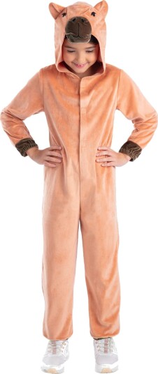 Rubies Costumes Capybara Onesie Barn Kostyme X-Small 82137T2 Rubies Costumes Capybara Onesie Barn Kostyme X-Small 82137T2