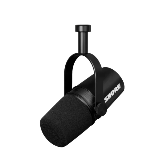Shure MV7X Dynamisk XLR Podcastmikrofon Svart
