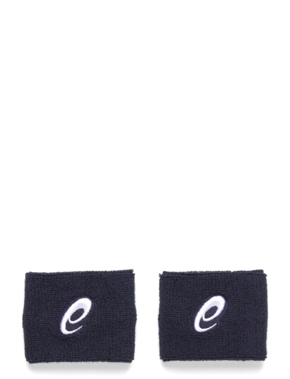 Asics Wrist Band Pair Navy ONE SIZE Asics Wrist Band Pair Navy ONE SIZE