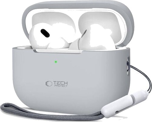 Tech Protect Silicone Case for Apple AirPods Pro 1/2 Gray Tech Protect Silicone Case for Apple AirPods Pro 1/2 Gray