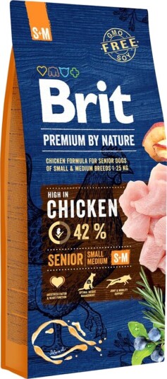 Brit Premium By Nature Senior S/M 2 X 15 kg