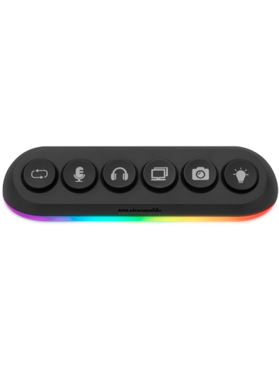 Strelify HUB DECK 5 Slot RGB 12V USB hub USB 3.0 5 porter Svart SPUH HZ51217.11