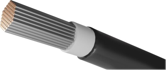 Qoltec Samlet Strømkabel 1500 V 70 A 100 M Halogenfri Flertrådet Innendørs/Utendørs Power 105 Kw Svart