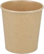 Papbæger Verive Soup To Go 450 Ml /16 Oz Ø96 X 98 Mm Pap/Pla Brun Kraft,50 Stk/Ps 50 Stk.