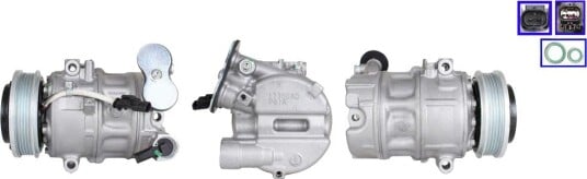 AC kompressor LUCAS ACP01204 AC kompressor LUCAS ACP01204