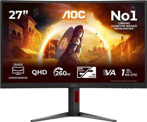 AOC CQ27G4Z2 27" Gamingmonitor AOC CQ27G4Z2 27" Gamingmonitor