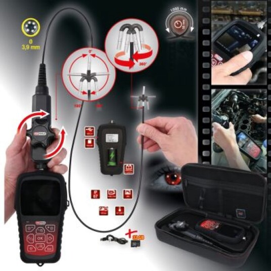 KS Tools Videoskop Set Ø 3,9 mm - Elektroverktøy Tilbehør KS Tools Videoskop Set Ø 3,9 mm - Elektroverktøy Tilbehør