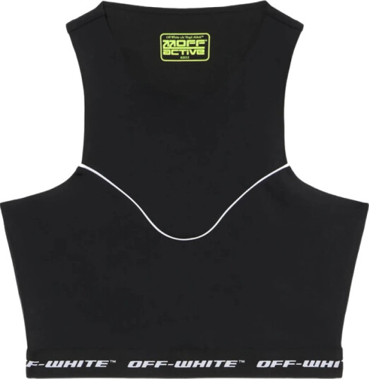 Off White Dame Topper Svart S, Off White Dame Topper Svart S,