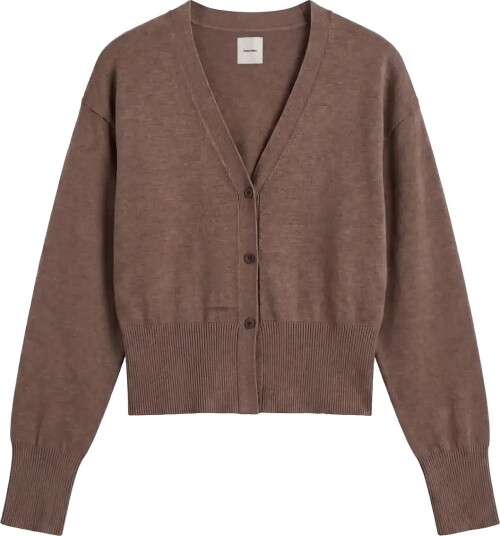 Calvin Klein Tech Knit Cardigan Brown M