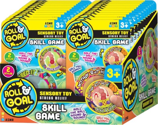Roll & Goal Ferdighetsspill Få Kulen i Kurven Assortert 129159