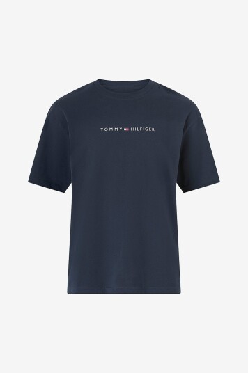 Tommy Hilfiger   T skjorte SS Cont. Logo   Blå
