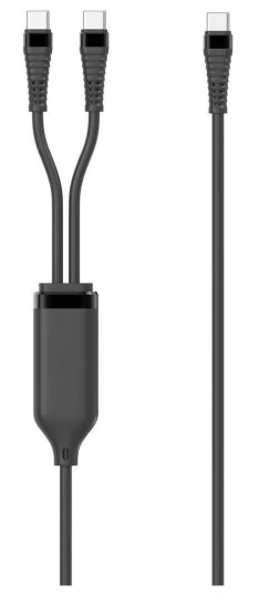 MicroConnect 1-in-2 PD100W USB-C to
