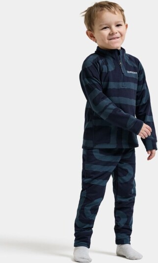 Didriksons Jadis Printed Kids' Set Path Navy