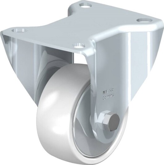 Blickle 362434 Bk-Po 75R-Fa Fast Hjul – Hjuldiameter 75 Mm, Bæreevne Maks. 200 Kg (1 Stk)