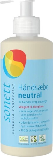 Sonett nøytral håndsåpe 300 ml