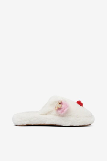 Vero Moda Slippers vmElly Slippers Xmas Hvit