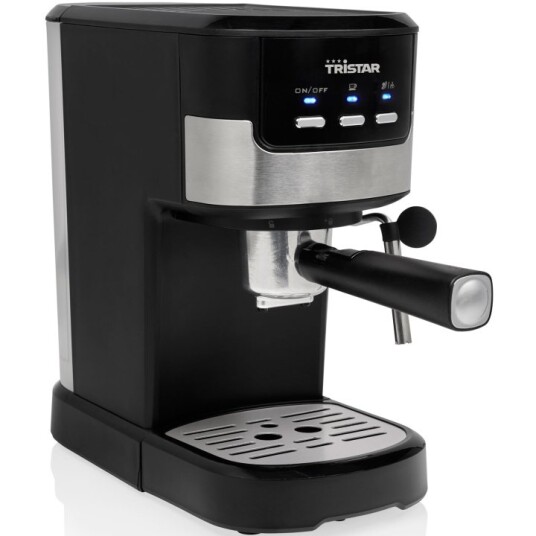 Tristar Cm-2278, Espressomaskin, 1,25 L, Kaffe Kapsyl, Malt Kaffe, 1100 W, Sort