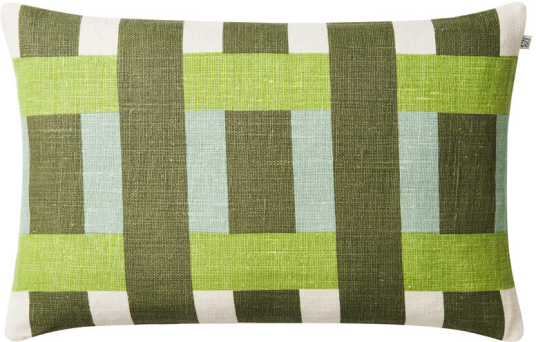 Chhatwal & Jonsson Benaras putetrekk 40x60 cm Cactus green lime aqua