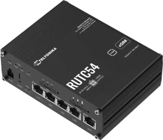 Teltonika RUTC54 Global 5G Edge-ruter Standardpakke med EU-strømforsyning RUTC54000200 Teltonika RUTC54 Global 5G Edge-ruter Standardpakke med EU-strømforsyning RUTC54000200