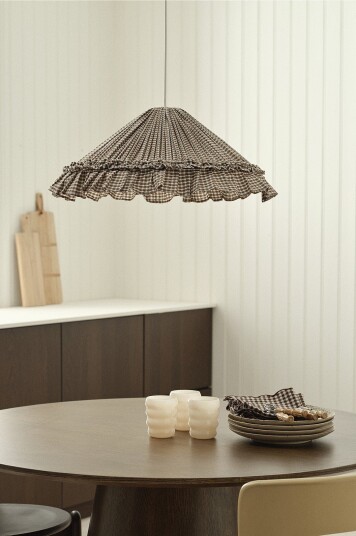 Ellos Home   Taklampe Hattie   Brun