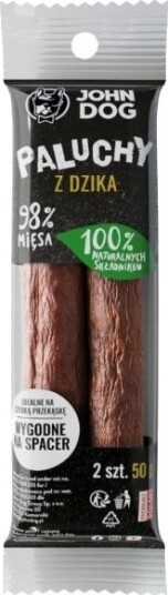 John Dog Boar Sticks Hundegodbidder 50 G