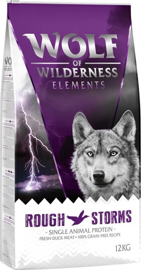 Wolf Of Wilderness Tørrfôr Monoprotein Rough Storms And Kornfritt 2 X 12 kg