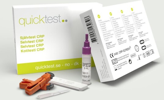 Quicktest Sverige CRP test Quicktest Sverige CRP test