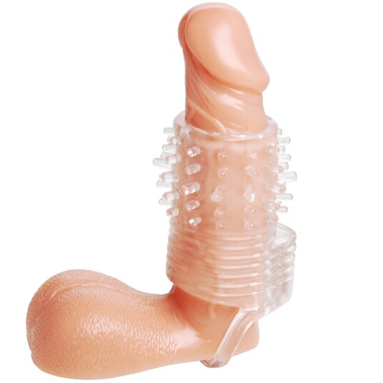 Size Matters Clear Sensations Vibrerende Penissleeve - Klar Size Matters Clear Sensations Vibrerende Penissleeve - Klar