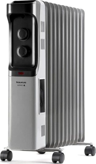 Taurus Dakar Oljeradiator 2500W Justerbar Termostat Hjul for enkel flytting Opptil 25 m??