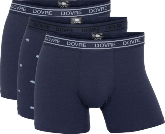 Dovre Boxer bambus 3 pakning Navy